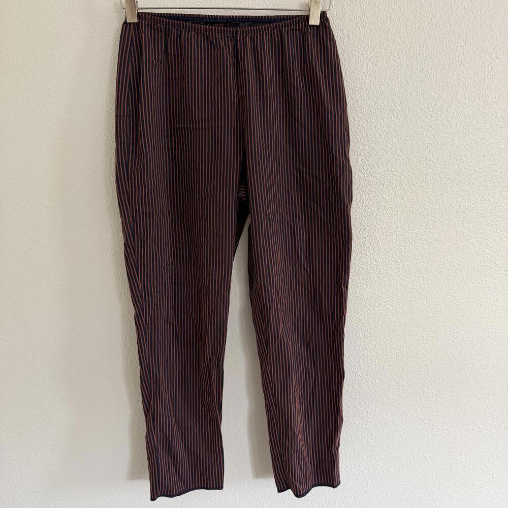 Jean Paul Gaultier Black and Red Pinstripe Trousers